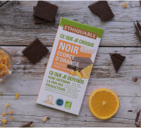 Noir-Schokolade Orange (bio), 100g