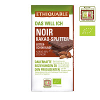 Noir-Schokolade Kakao-Splitter (bio), 100g
