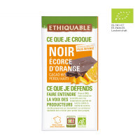Noir-Schokolade Orange (bio), 100g