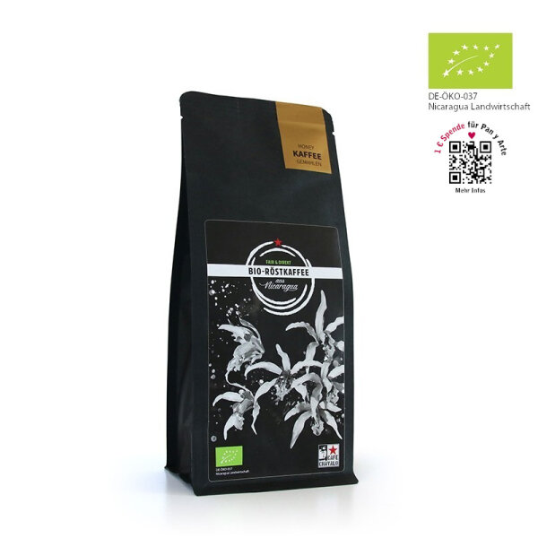 Pan-y-Arte-Edition: Kaffee "Honey" (bio), 250g, gemahlen