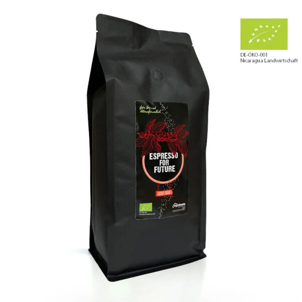 Espresso for Future (bio), 1kg, ganze Bohne