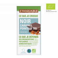 Noir-Schokolade Salzkaramell (bio), 100g